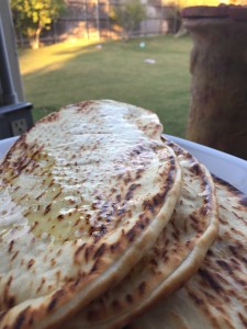 grilling bread