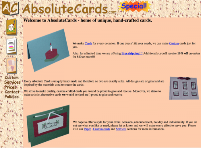 original absolutecards.com