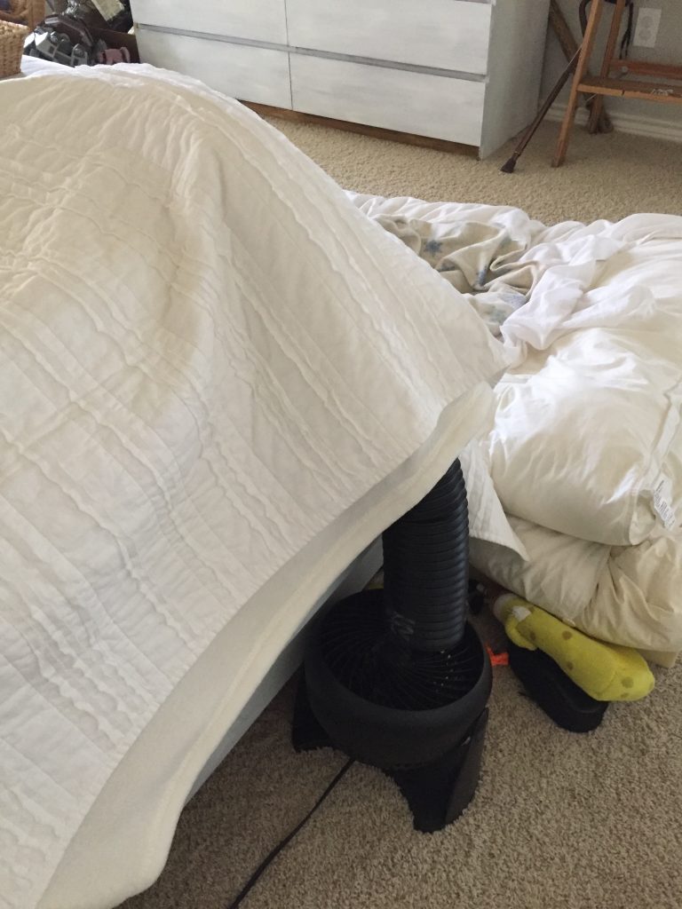 DIY Homemade Bed Cooling System
